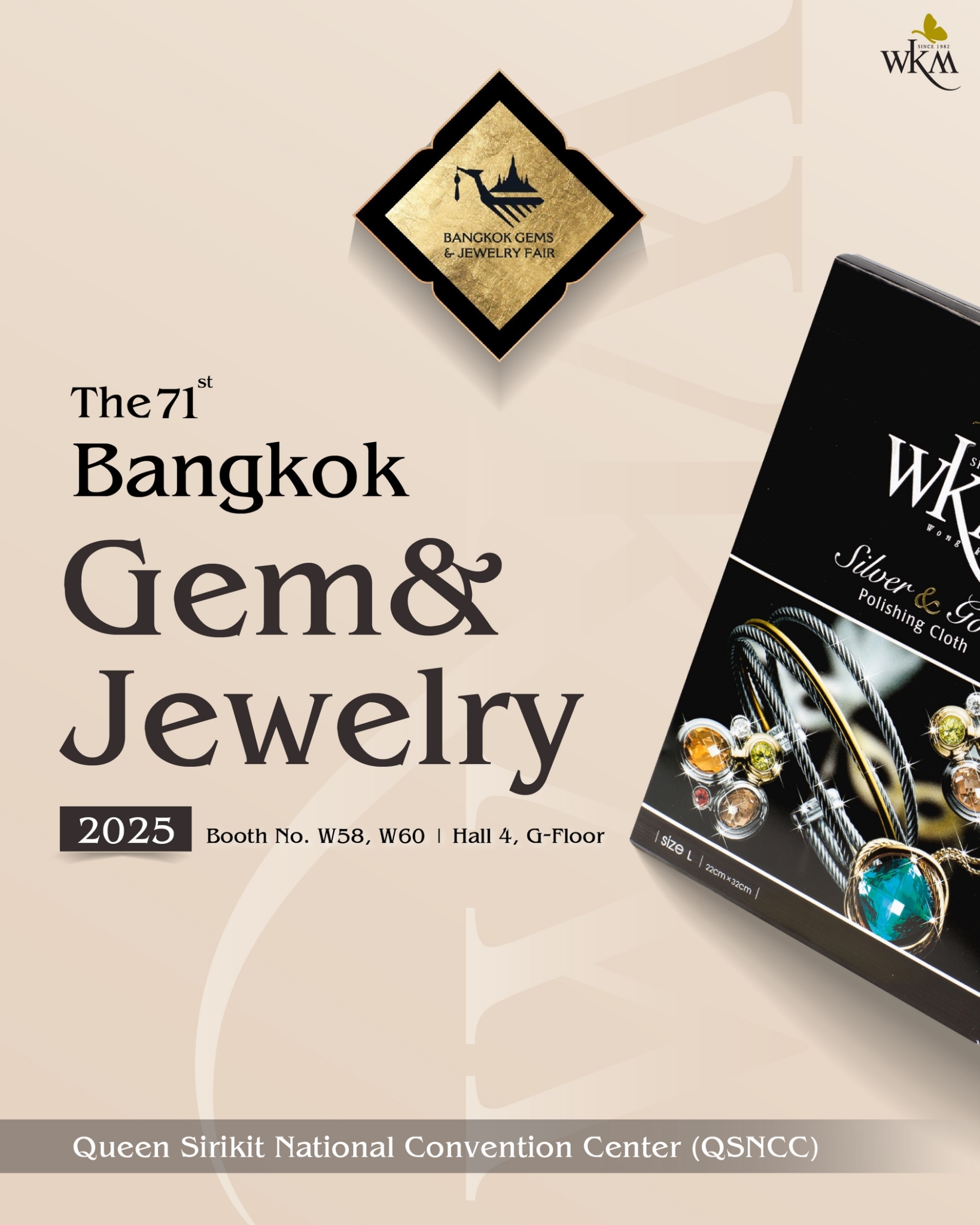   Visit WKM at the 71st Bangkok Gems and Jewelry Fair 2025!